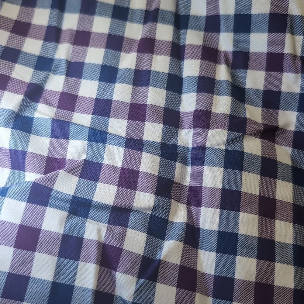 Banana Republic Mens Button Up Shirt Blue Purple Non Iron Standard Large